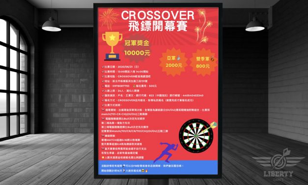 2020 Crossover 輕食飛鏢酒吧 開幕賽